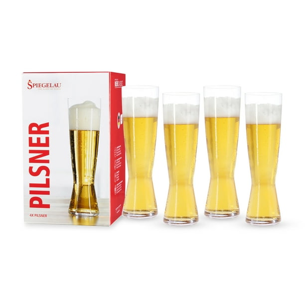 Spiegelau Beer Classics Pils Rod 4er Set Beer Pint Glass Pilsner Glass 425 ML